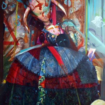 Painting titled "Dianne" by Sorin Iosub, Original Artwork, Oil