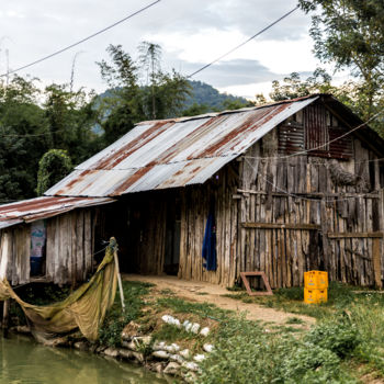 Photography titled "Cabane de pêcheur e…" by Adam Bahia, Original Artwork, Digital Photography