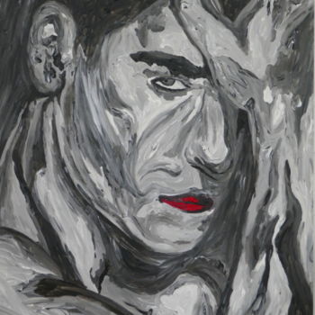 Peinture intitulée "Homme V" par Pablo, Œuvre d'art originale, Acrylique
