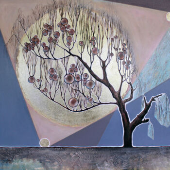 Картина под названием "Нужный ракурс" - Сотникова Оксана, Подлинное произведение искусства, Акрил