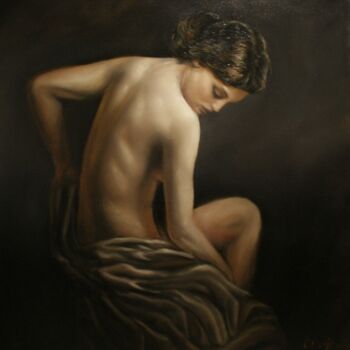 Картина под названием "Candice" - Philippe Sottile, Подлинное произведение искусства, Масло