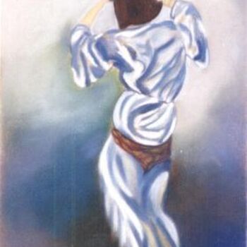 Peinture intitulée "Danse" par Souad Benkirane, Œuvre d'art originale