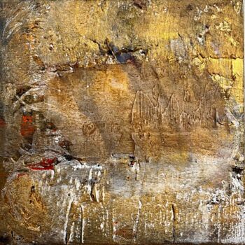 Peinture intitulée "Décor d'or" par Hervé Souffi, Œuvre d'art originale, Acrylique