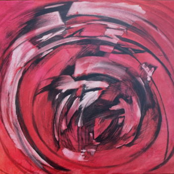 Malerei mit dem Titel "Spirale Réparatrice" von Jean-Luc Soulat, Original-Kunstwerk, Acryl