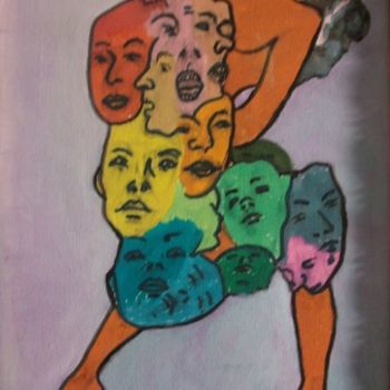 Painting titled "surrealisme" by Soumicha Bachiri, Original Artwork