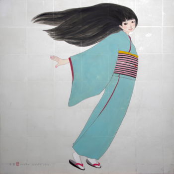 Malerei mit dem Titel "Suzuyaka-Kaze" von Souske, Original-Kunstwerk, Andere