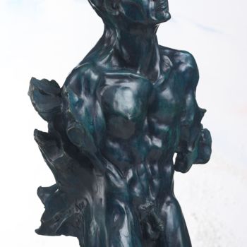 Скульптура под названием "Apollon" - Soussan-Morin, Подлинное произведение искусства