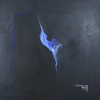 Peinture intitulée "Bleue de Nuit" par Soussan-Morin, Œuvre d'art originale