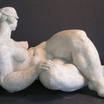 Skulptur mit dem Titel "Flower" von Natalia Shapira, Original-Kunstwerk
