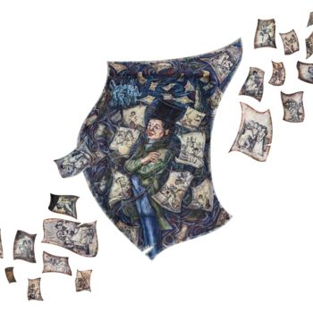 Ζωγραφική με τίτλο "Гойя" από Екатерина Ильина (Катарина Лав), Αυθεντικά έργα τέχνης, Ακουαρέλα Τοποθετήθηκε στο Χαρτόνι