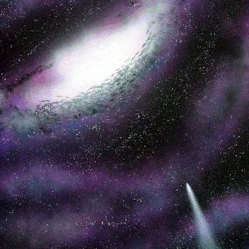 绘画 标题为“Galactic Center” 由Nathan Harman, 原创艺术品