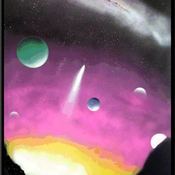 Painting titled "Sunset in Tauri" by Nathan Harman, Original Artwork