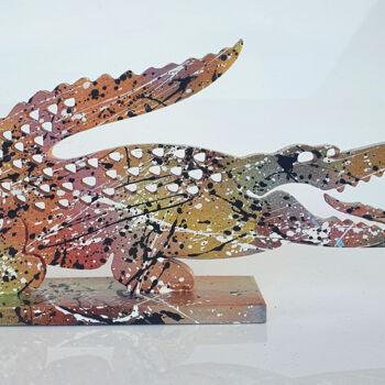 Sculpture titled "SPACO -  Crocodile…" by Spaco, Original Artwork, Resin