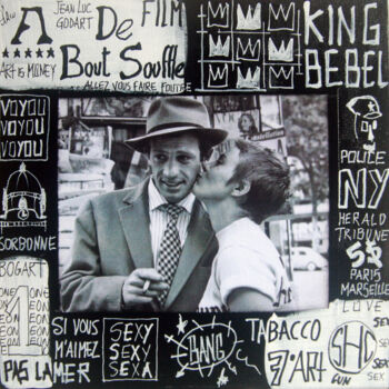 Painting titled "SPACO  a bout de so…" by Spaco, Original Artwork, Collages