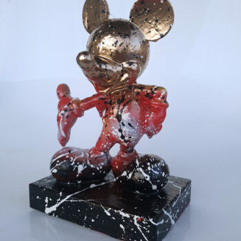 Sculpture titled "SPACO Mickey  Sculp…" by Spaco, Original Artwork, Resin