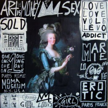 Painting titled "SPACO Queen Marie A…" by Spaco, Original Artwork, Collages