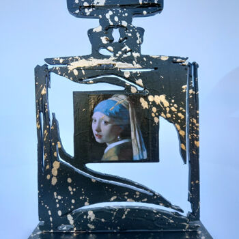 Sculptuur getiteld "SPACO Five Vermeer…" door Spaco, Origineel Kunstwerk, Hars