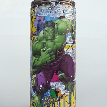 Sculptuur getiteld "SPACO Bombe Hulk ,…" door Spaco, Origineel Kunstwerk, Graffiti