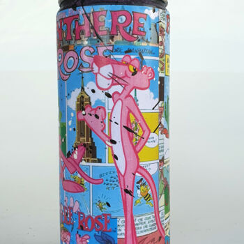 Escultura intitulada "SPACO Bombe Panther…" por Spaco, Obras de arte originais, Tinta spray