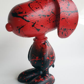 Sculpture intitulée "SPACO Snoopy Peanut…" par Spaco, Œuvre d'art originale, Résine