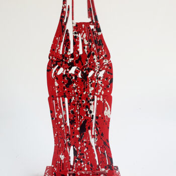 Escultura titulada "Coca Cola warhol ,…" por Spaco, Obra de arte original, Resina