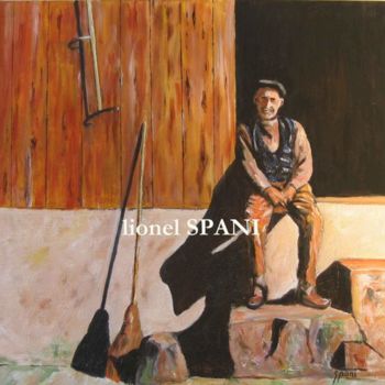 Painting titled "repos" by Lionel Spani, Original Artwork
