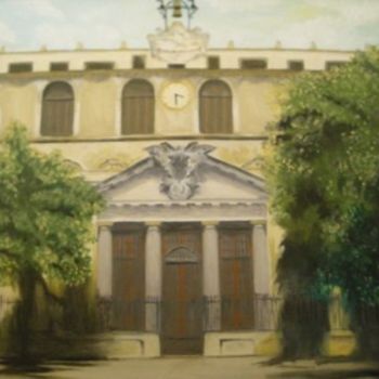 Painting titled "Monte di pietà" by Eugenia Spanò, Original Artwork