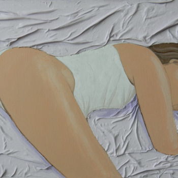 Картина под названием "Сон" - Alecseevih, Подлинное произведение искусства, Масло