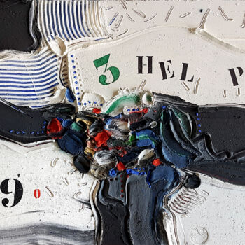Peinture intitulée "Détresse de la pata…" par Spasp Danion, Œuvre d'art originale, Acrylique