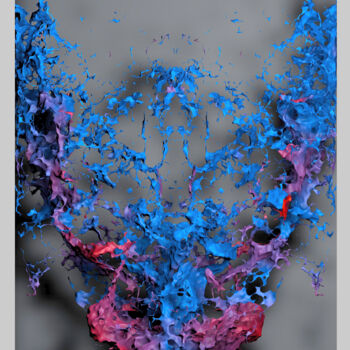 Digital Arts titled "FLOWERS" by Vasile Spataru, Original Artwork, 3D Modeling
