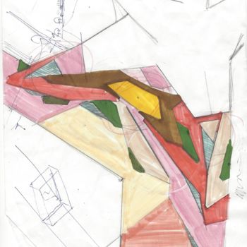 Drawing titled "arch plan" by Spe Ak, Original Artwork, Marker