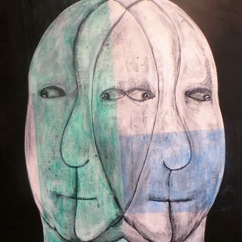 Картина под названием "RIEBE X-M. : Klone…" - Special Offers, Подлинное произведение искусства, Акрил