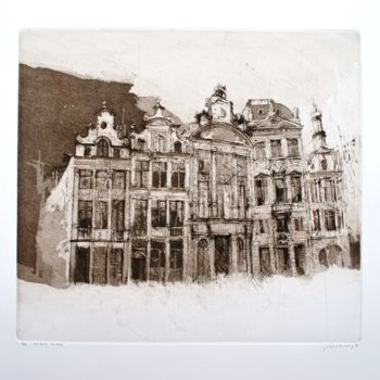 Printmaking titled "MARCON L. - Grand P…" by Special Offers, Original Artwork, Etching