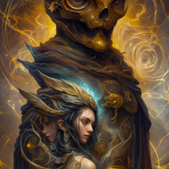 Digital Arts titled "Arya, A Legend of t…" by Spik3, Original Artwork, Digital Painting