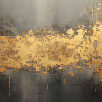 「Abstract Black & Go…」というタイトルのデジタルアーツ Spirit Of Copperによって, オリジナルのアートワーク, デジタル絵画