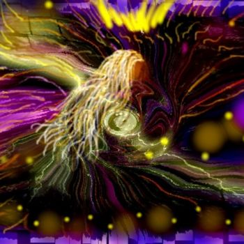 Arts numériques intitulée "Angel To The Rescue" par Spirit Dove Durand, Œuvre d'art originale