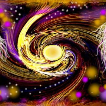 Digital Arts titled "Angel Manifesting" by Spirit Dove Durand, Original Artwork