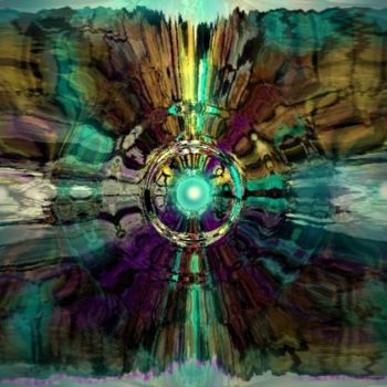 Arte digital titulada "Turquoise Beauty" por Spirit Dove Durand, Obra de arte original