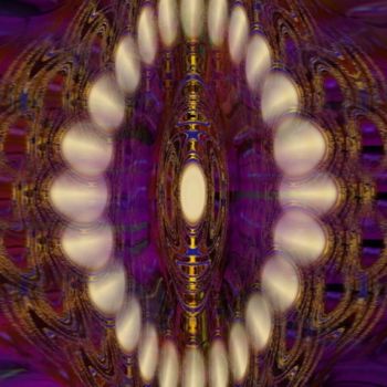 Digital Arts titled "Purple Elegance" by Spirit Dove Durand, Original Artwork