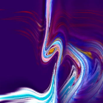 Arte digital titulada "Waves 8" por Spirit Dove Durand, Obra de arte original