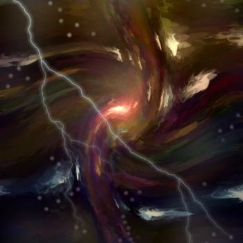 Digital Arts titled "Spirit Of The Storm" by Spirit Dove Durand, Original Artwork