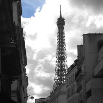 摄影 标题为“Eiffel tower black…” 由Splash, 原创艺术品