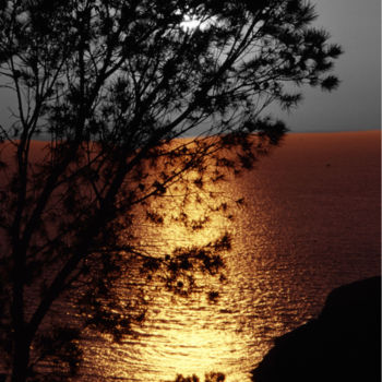 Fotografia intitulada "gold sunset 1/2 col…" por Splash, Obras de arte originais