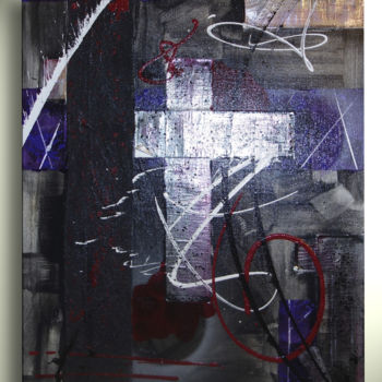 Malerei mit dem Titel "Cross.jpg" von Spleen, Original-Kunstwerk, Acryl