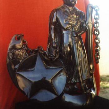 Sculpture intitulée "Roi de maroc - moha…" par Hakim, Œuvre d'art originale