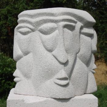Sculptuur getiteld "socle II 5" door Michael Ghemrani, Origineel Kunstwerk