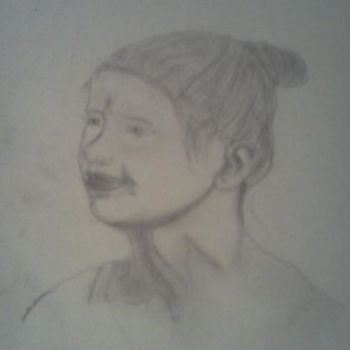 Drawing titled "Balarenia girl" by Amber Escutia, Original Artwork, Other