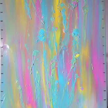 Peinture intitulée "splash" par Chrol, Œuvre d'art originale, Acrylique Monté sur Métal