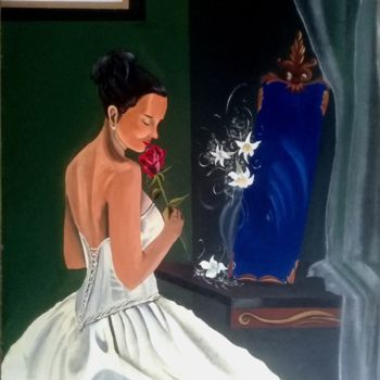 Peinture intitulée "Miroir" par Sprofondeur, Œuvre d'art originale