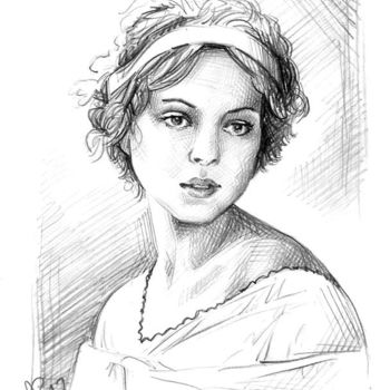 Drawing titled "sketch-woman-2.jpg" by Anna Shipstone, Original Artwork, Other